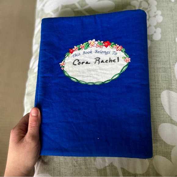 VTG Handmade Material Stitched Sewn Child's Virtues Life Lessons Soft Book Art - Picture 9 of 13